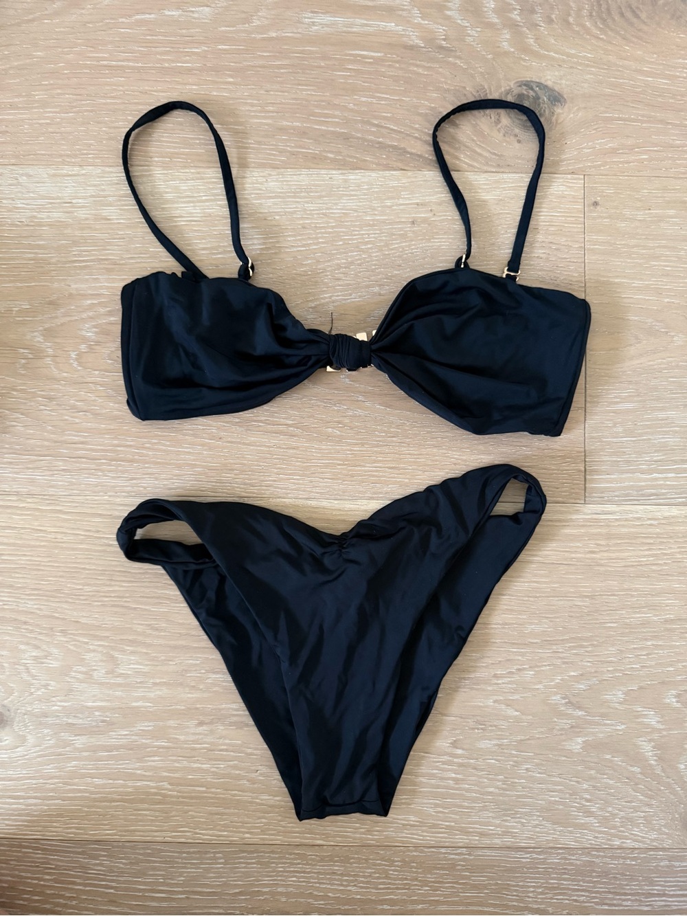 Slate Classic Black Two-Piece Bikini Set